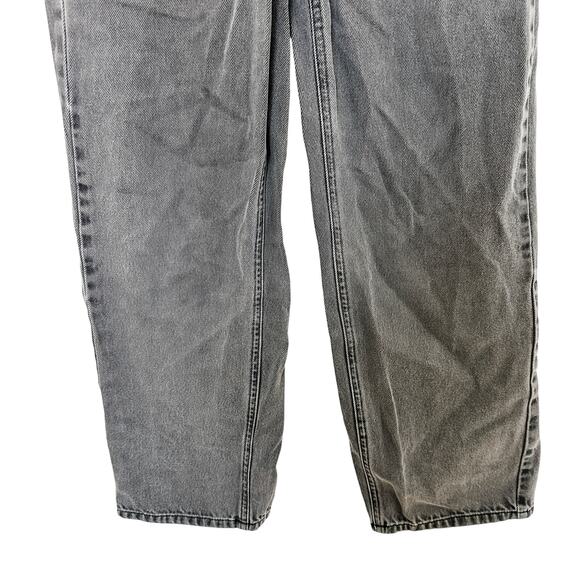 Oak + Fort High Rise Straight Jeans Gray Size 26 Minimalist Denim Scandi Grunge - Picture 4 of 8